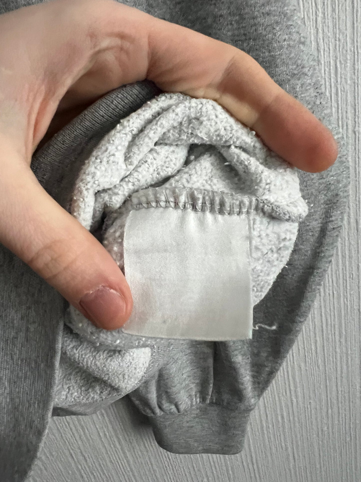 Vintage 90s Nike Big Logo Grey Cotton Jumper