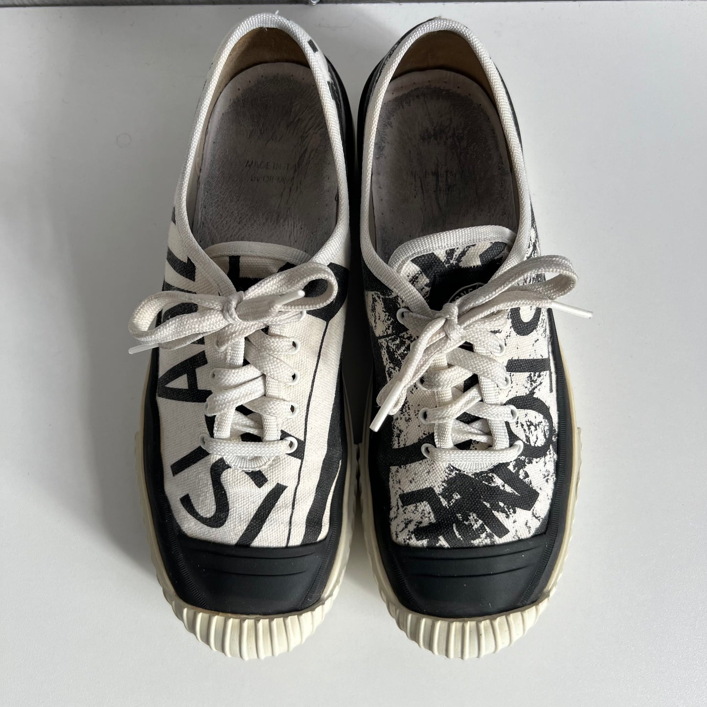 Stone Island x DIEMME Low Canvas Logo Sneakers Mens Shoes