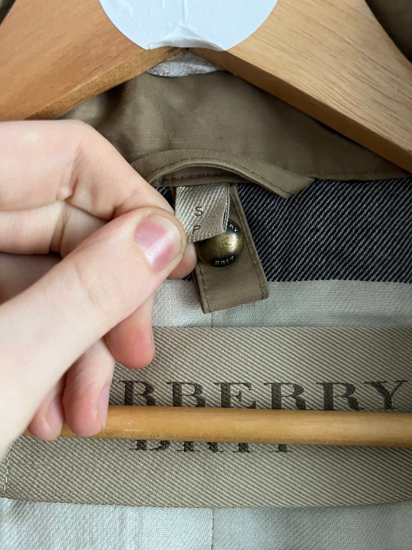 Burberry Brit Camel Cotton Safari Parka Field Jacket