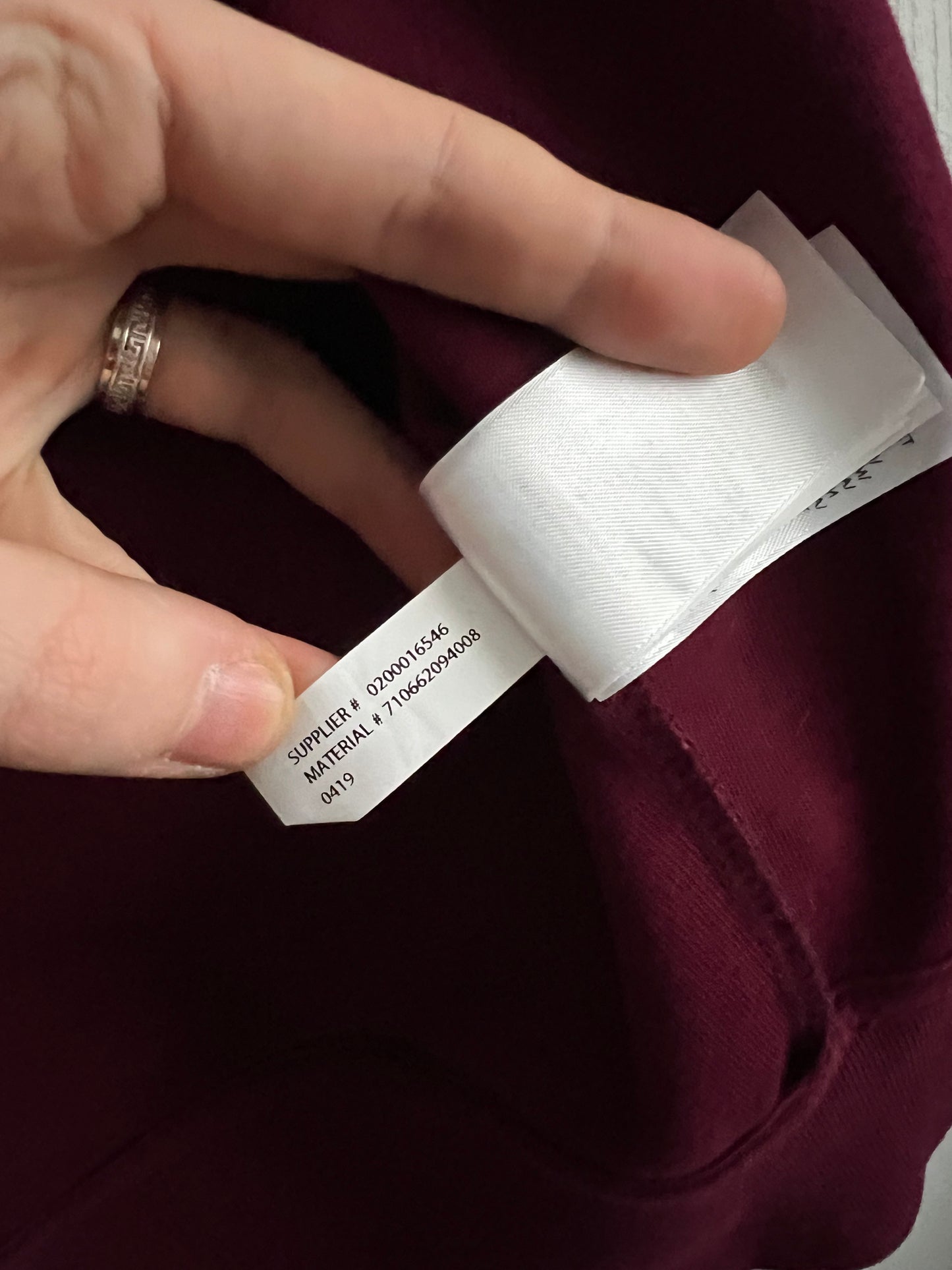 Polo Ralph Lauren Burgundy Mens Zip Hoodie