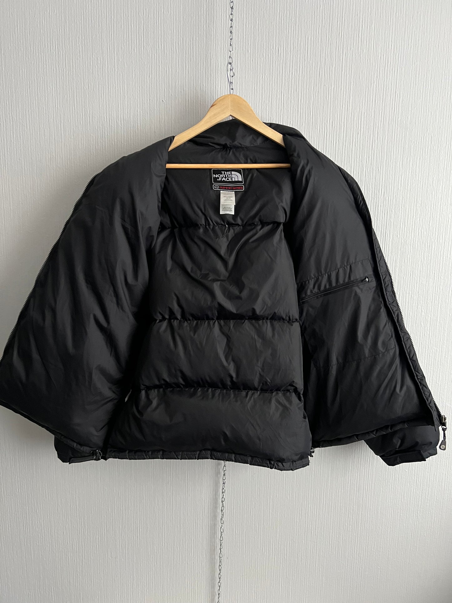 The North Face 900 Summit Series Black Down Puffer Jacket