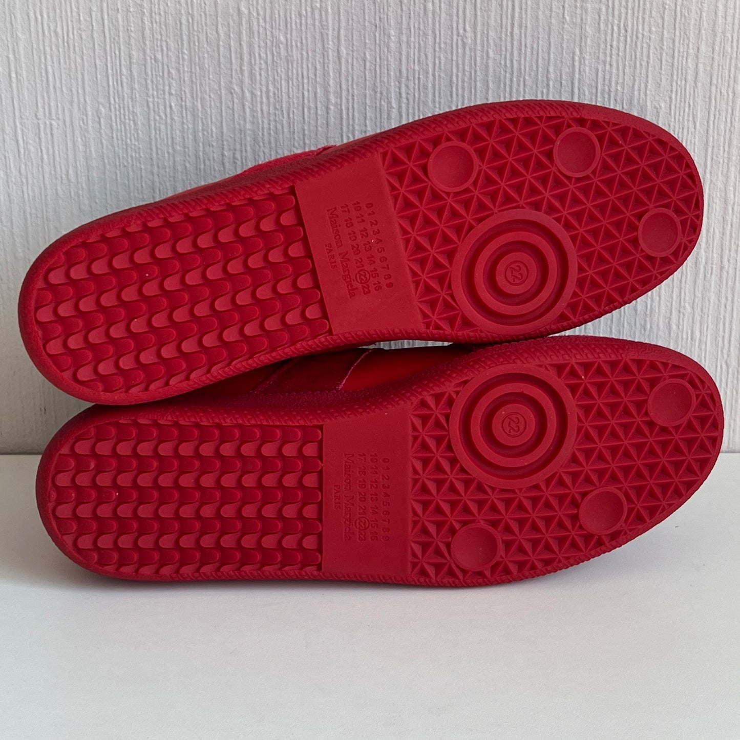 Maison Martin Margiela Replica Gats Mens Red Trainers Shoes
