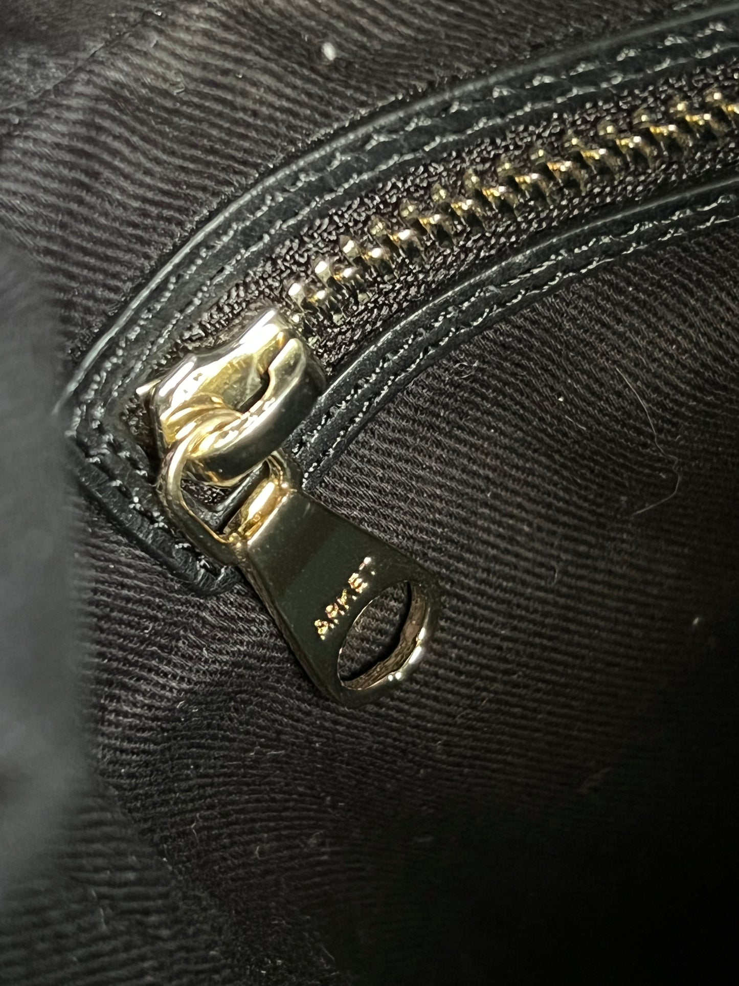 Arket Leather Black Bucket Bag