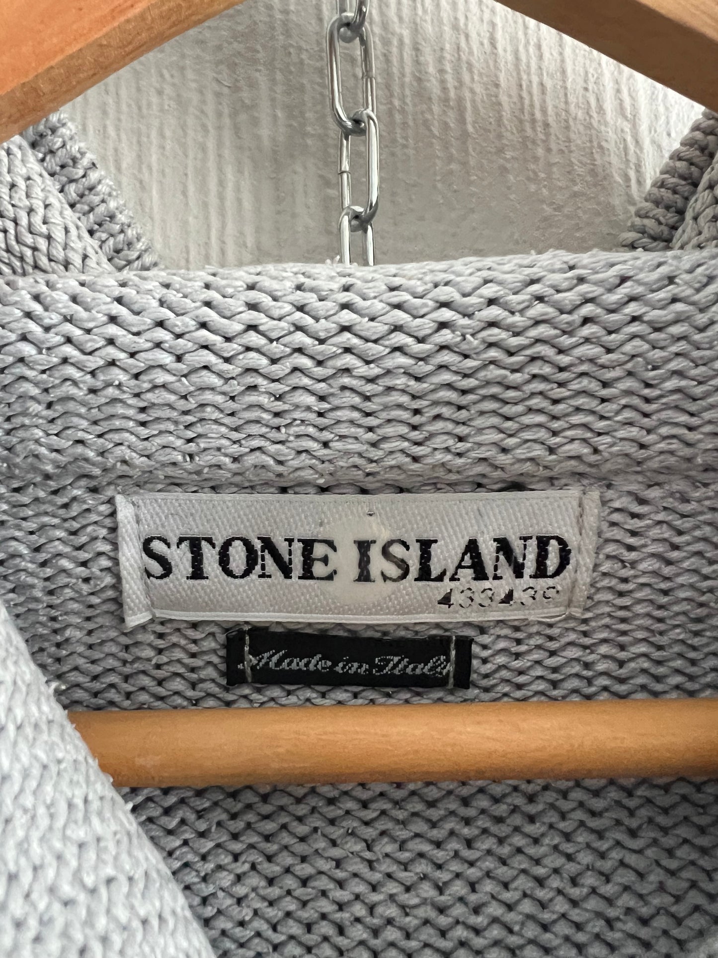 Stone Island Vintage SS2002 Knit Sweater Zip up Cardigan
