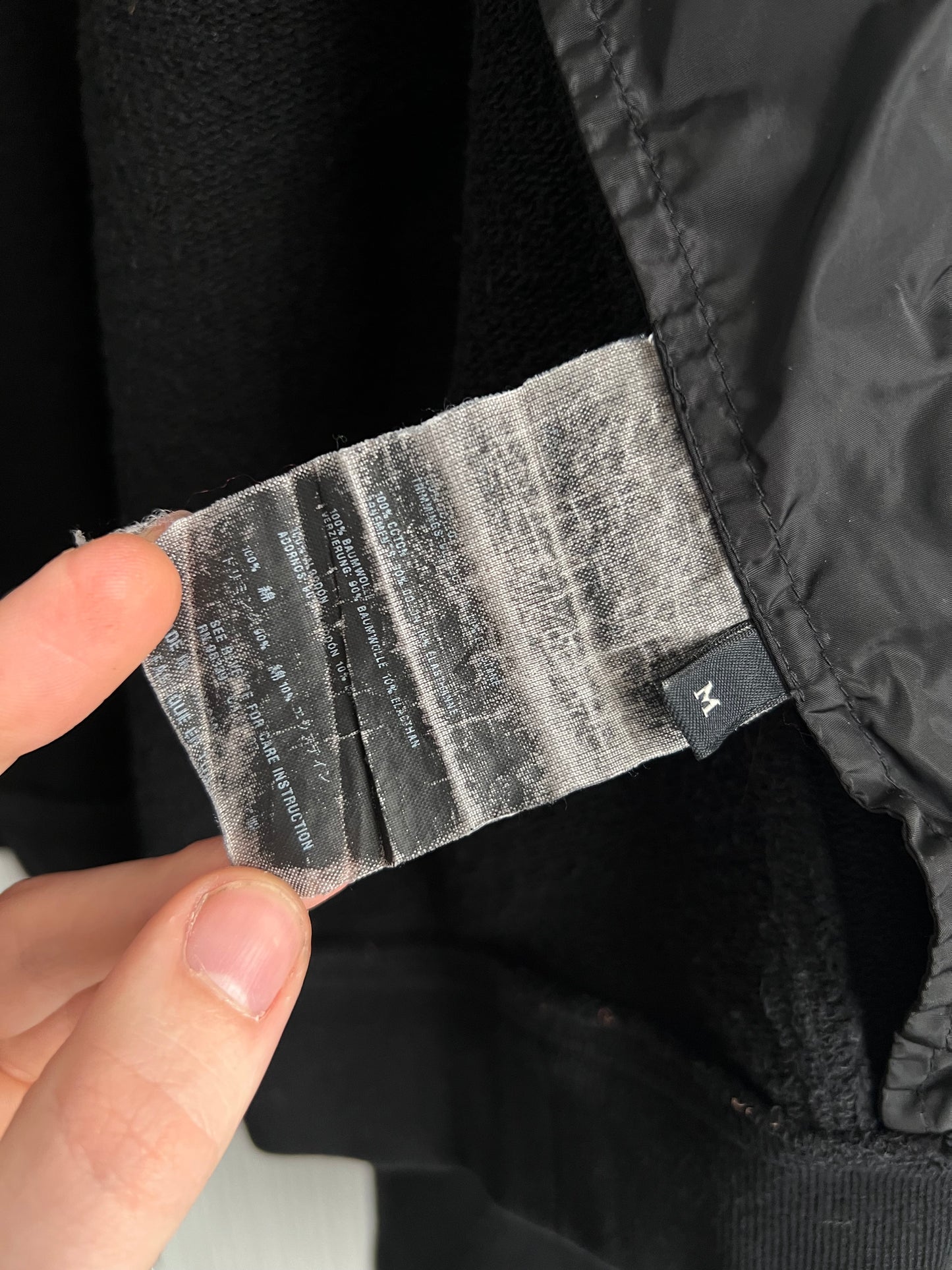 Prada Black Cotton Bomber Jacket