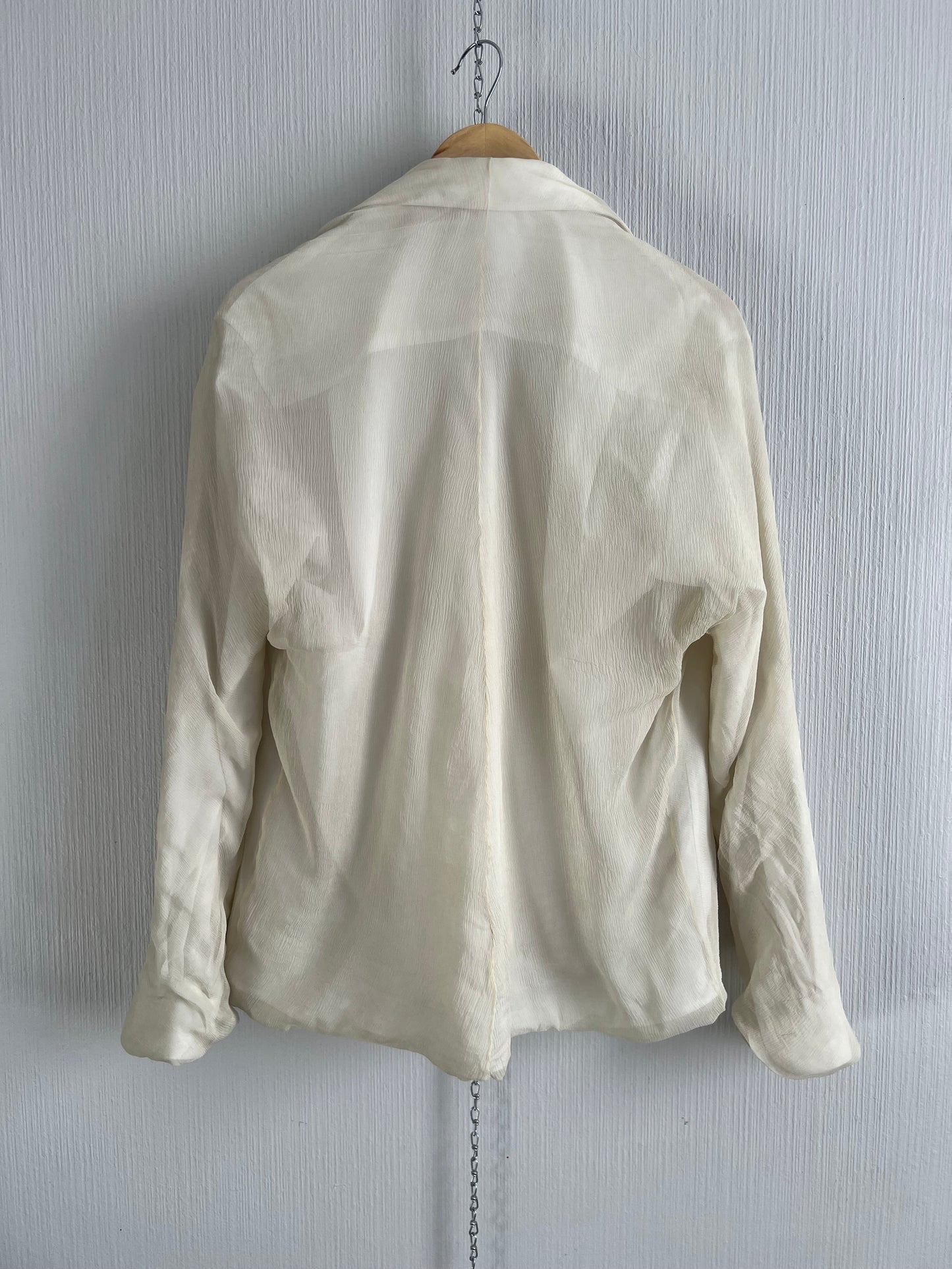 Archive Maison Margiela 0 Artisinal Line Double layered Mens Shirt with Silk Top Layer