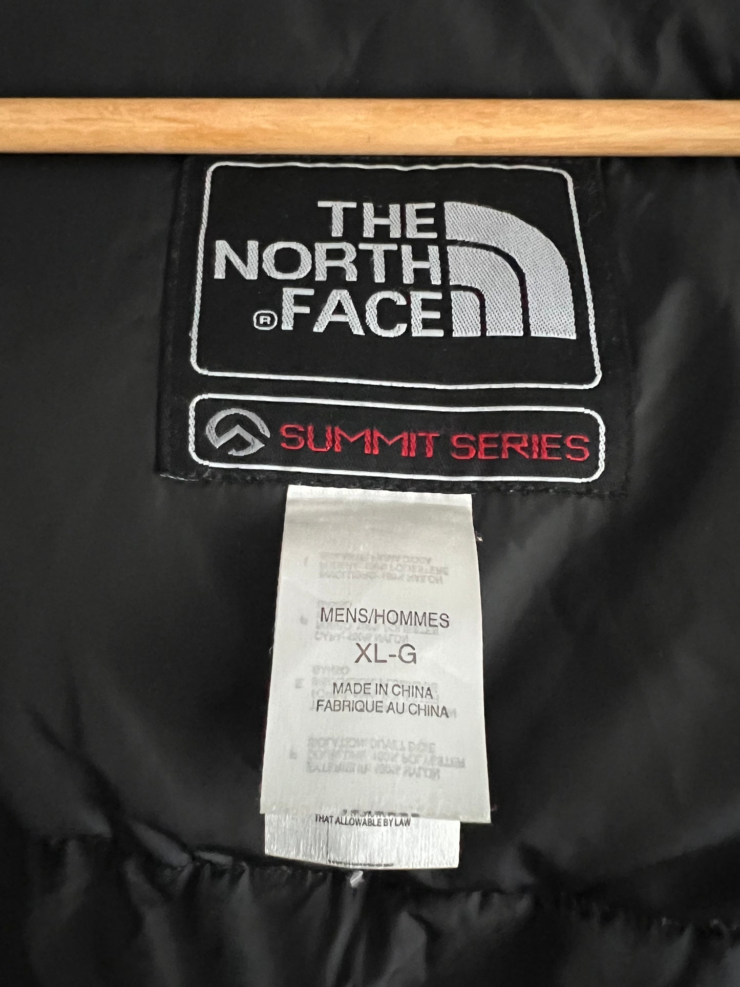 The North Face 900 Summit Series Black Down Puffer Jacket