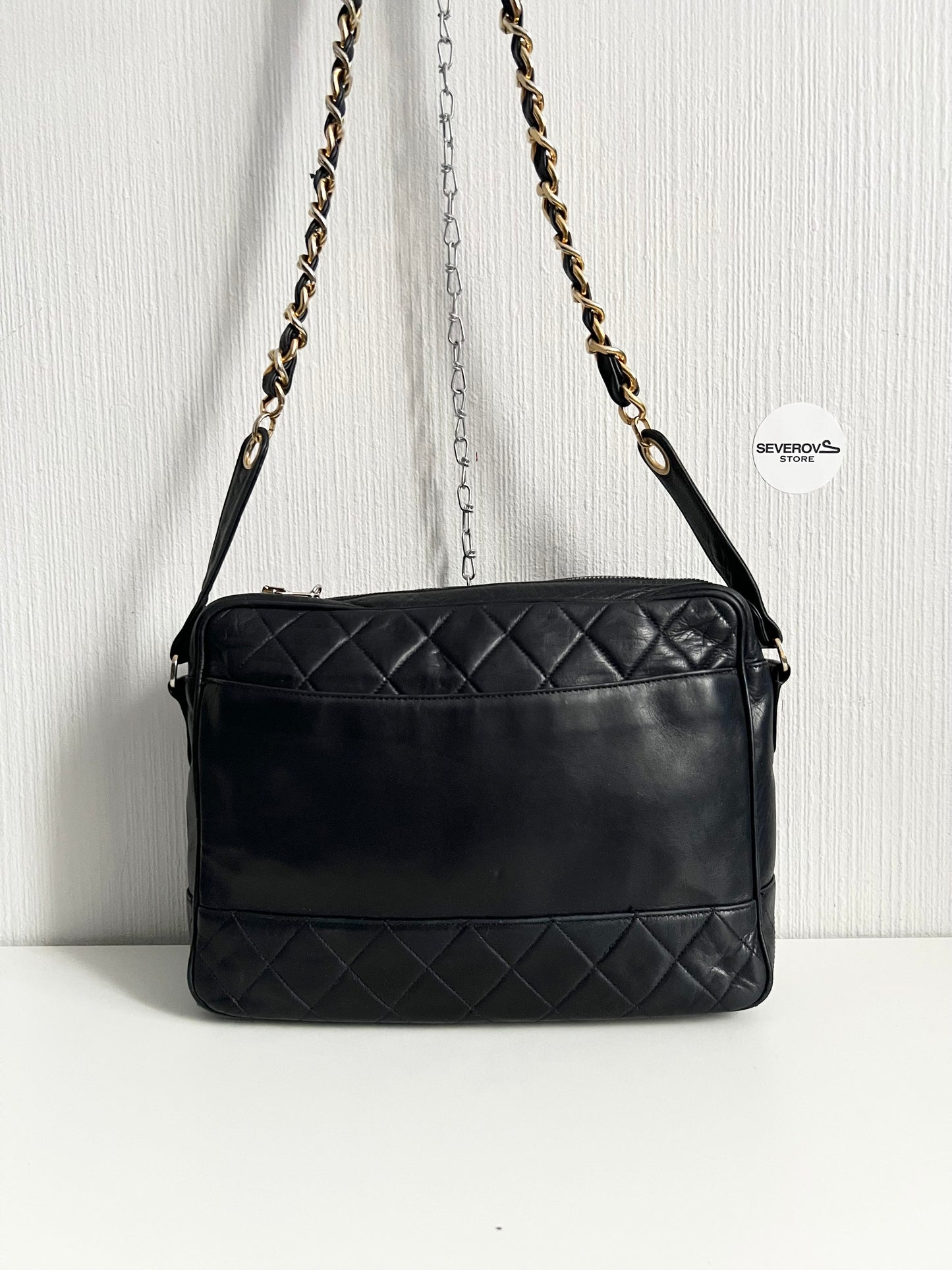 Chanel Vintage 1991 Diamond-Quilted Shoulder Bag
