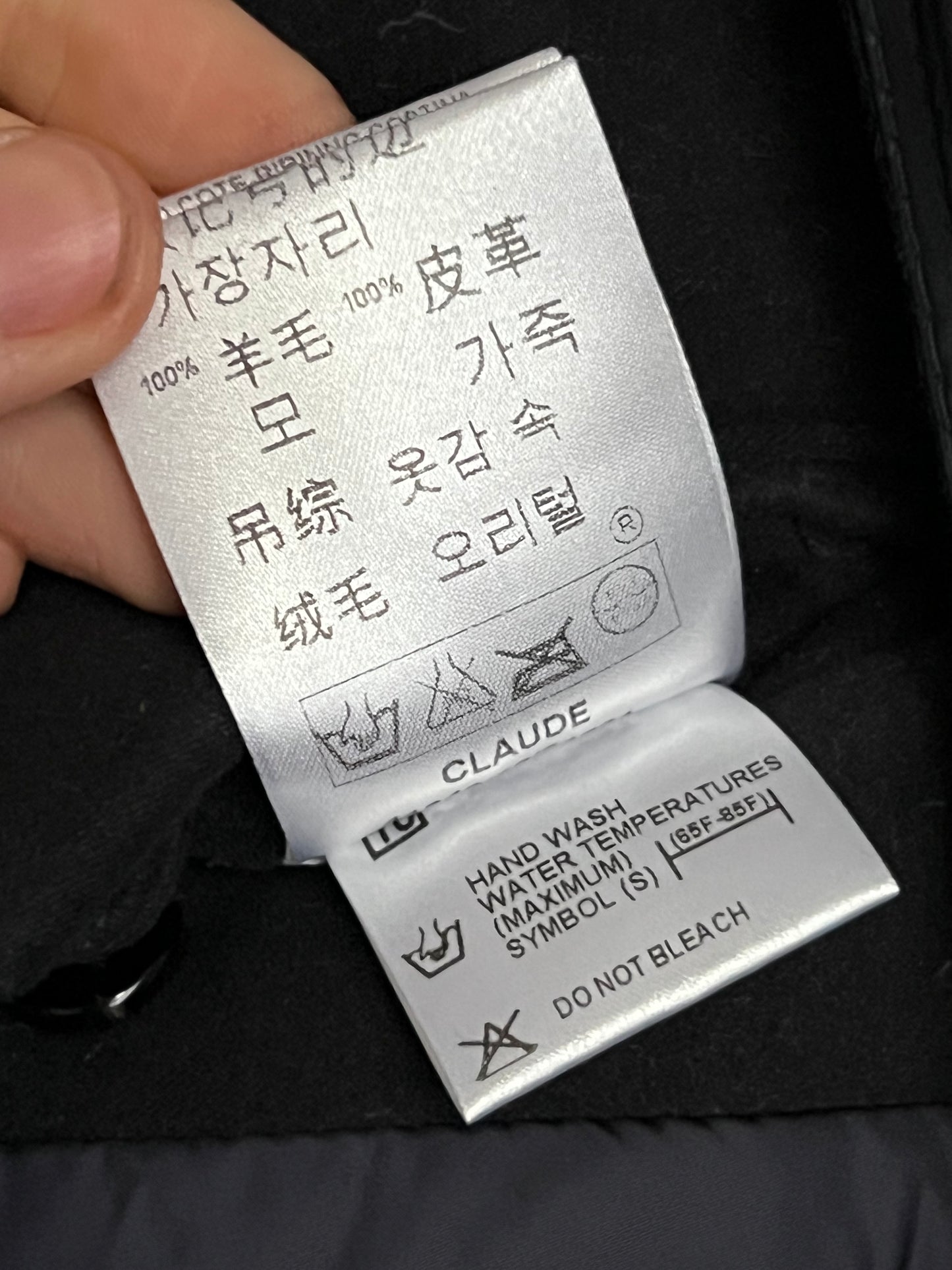 Moncler Claude Black Cotton Down Blazer Mens Jacket