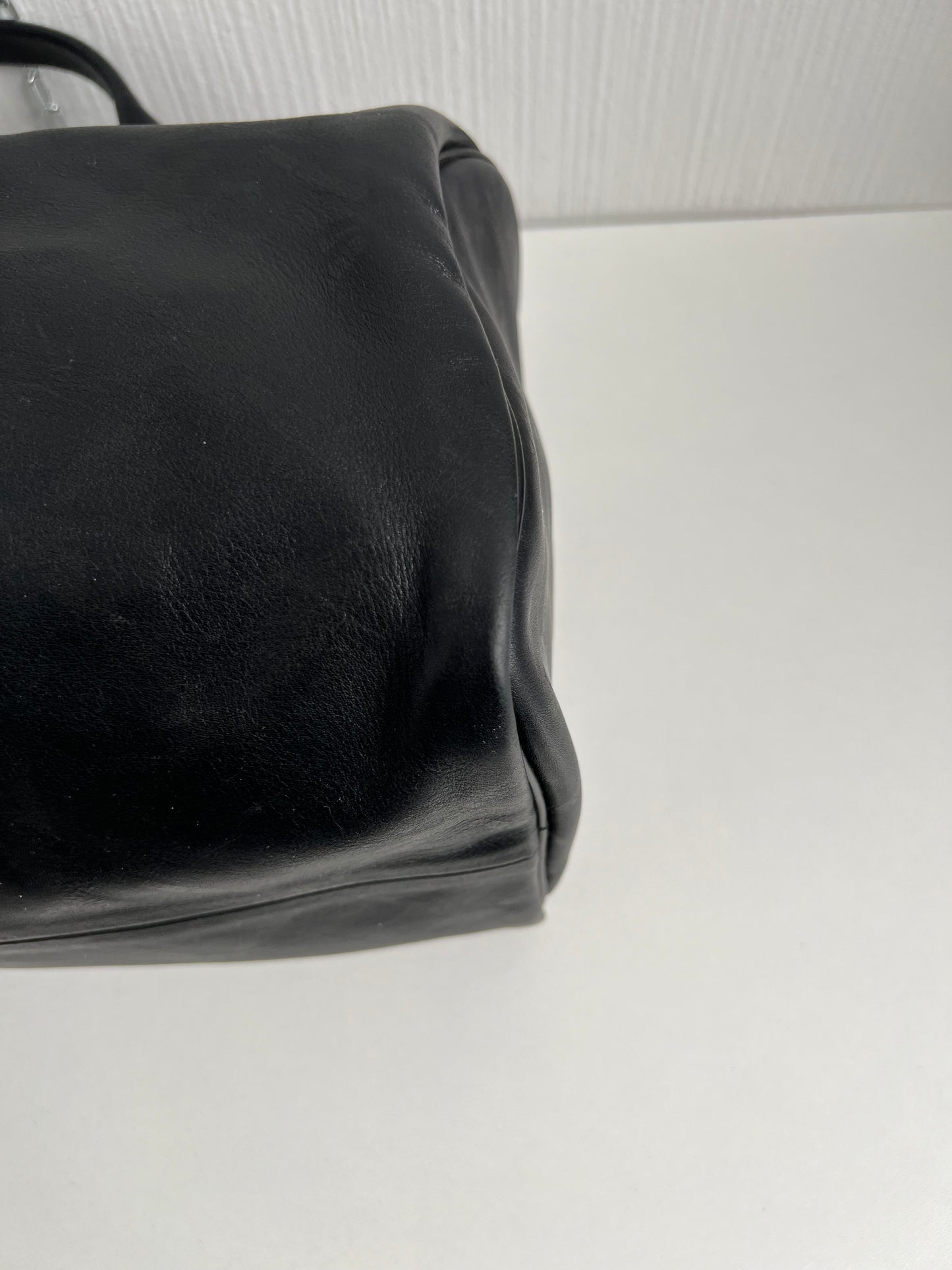 Longchamp Black Leather Bag