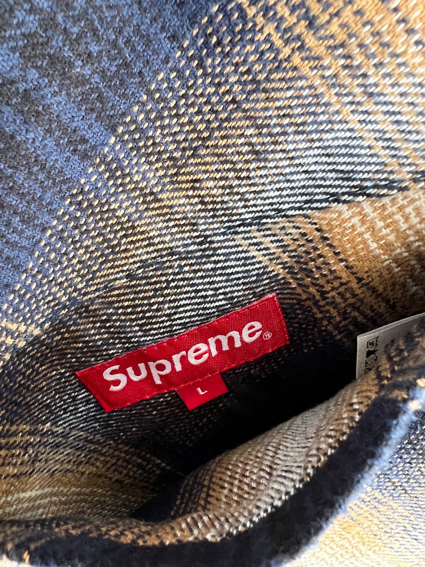 Supreme Reversible Shadow Plaid Mens Vest