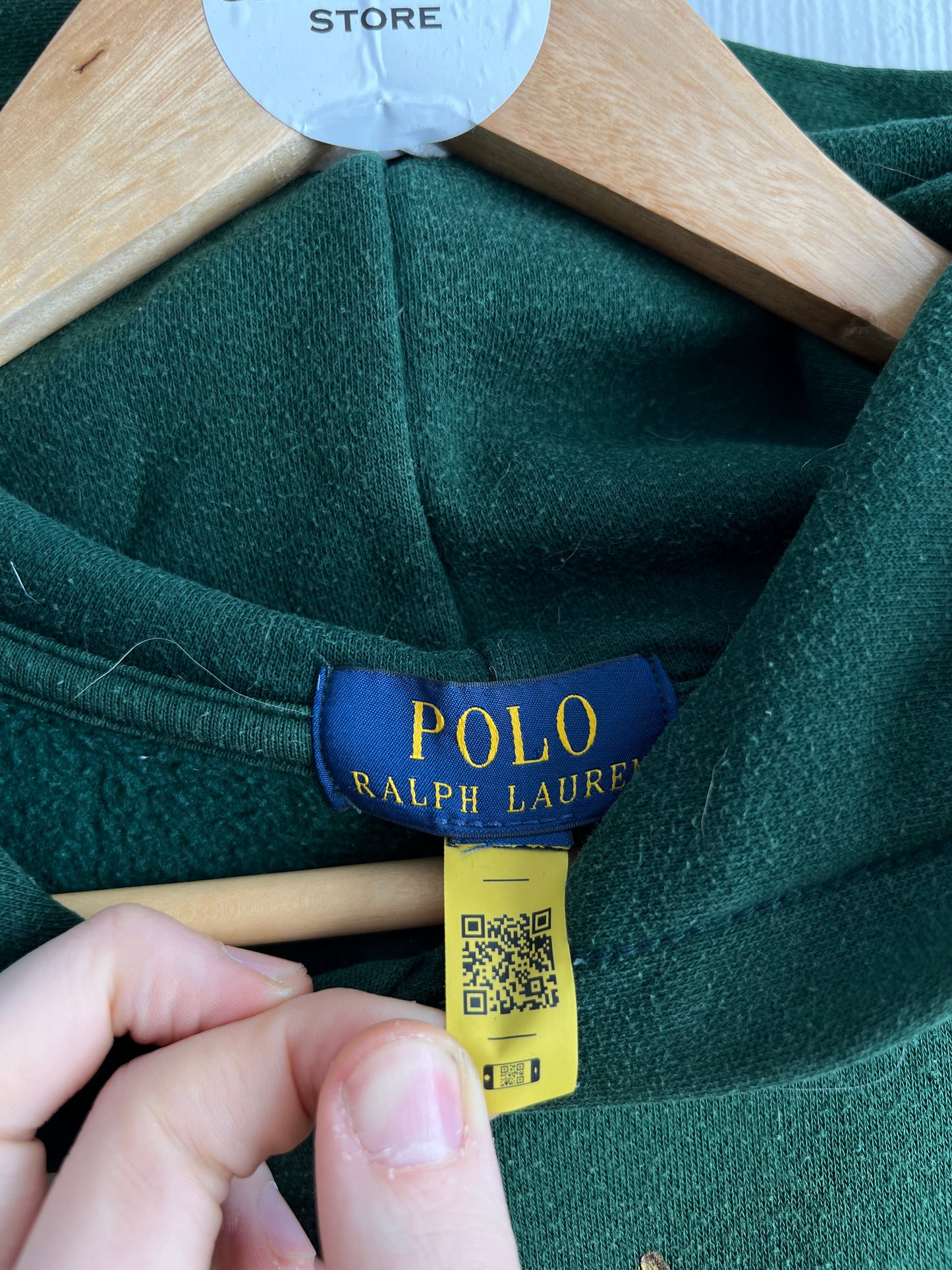 Polo Ralph Lauren Green Polo Bear Pony Hoodie
