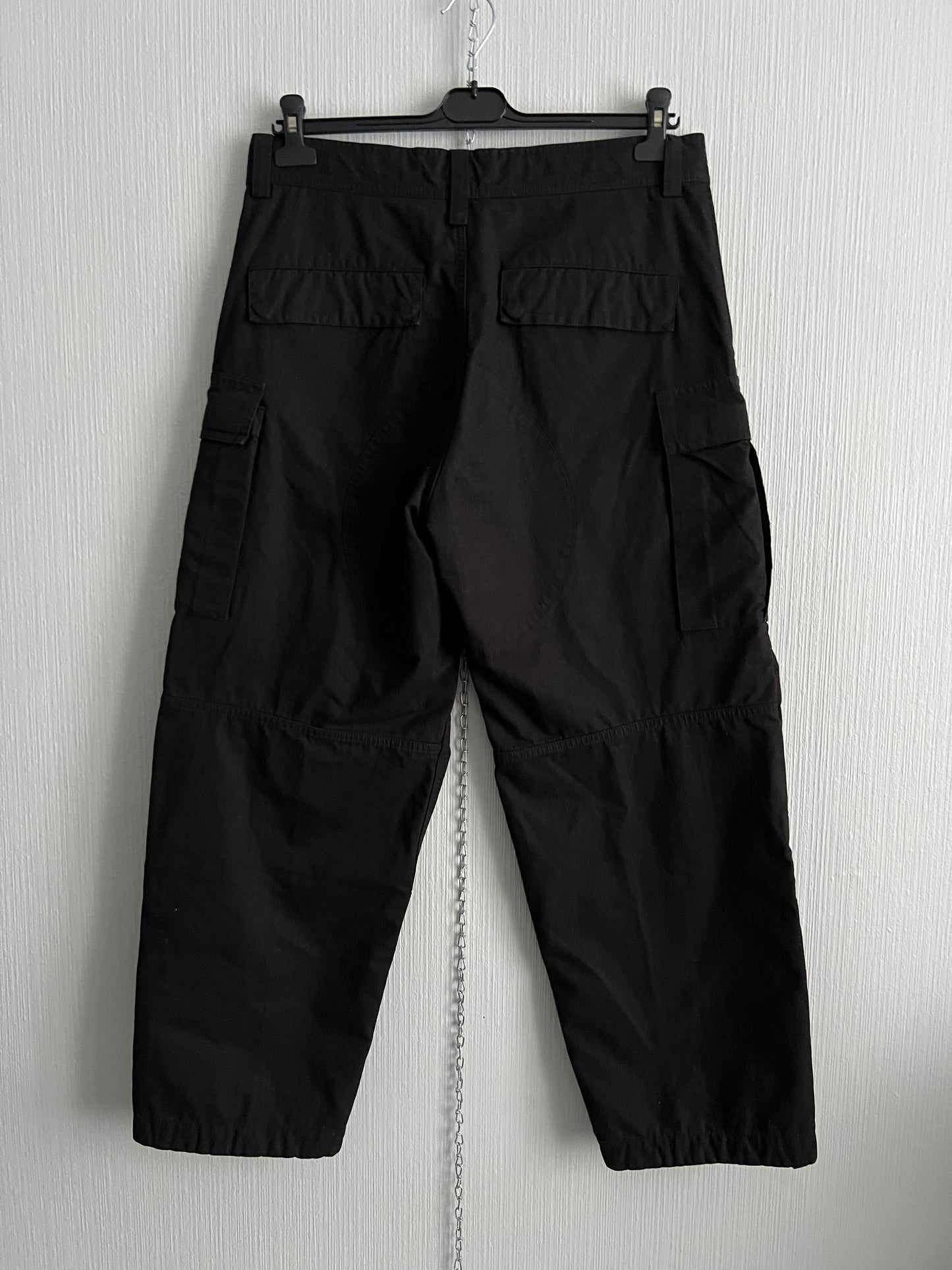 Balenciaga FW22 Black Ripstop Cargo Pants