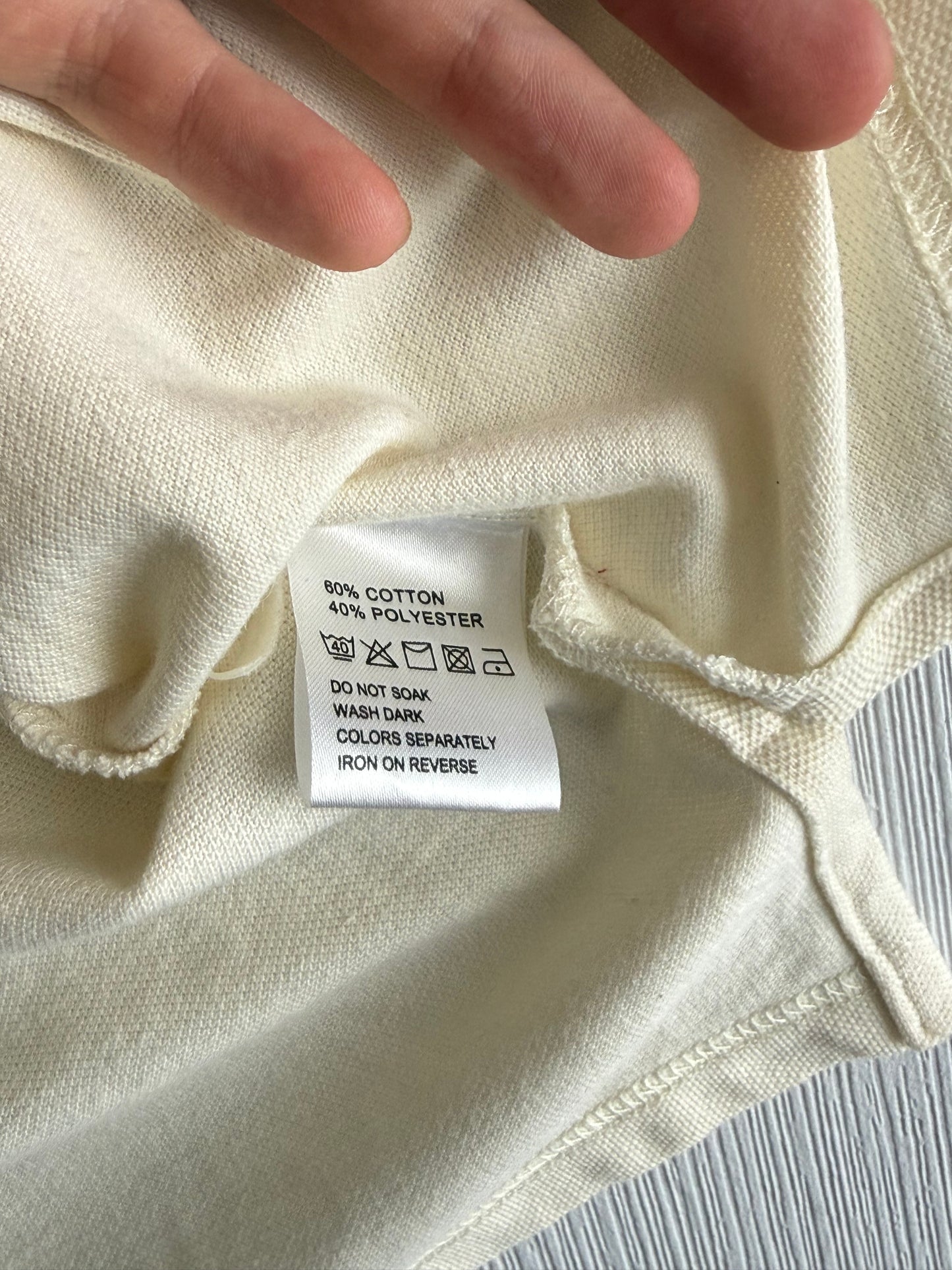 YSL Yves Saint Laurent Beige Men’s Polo Shirt