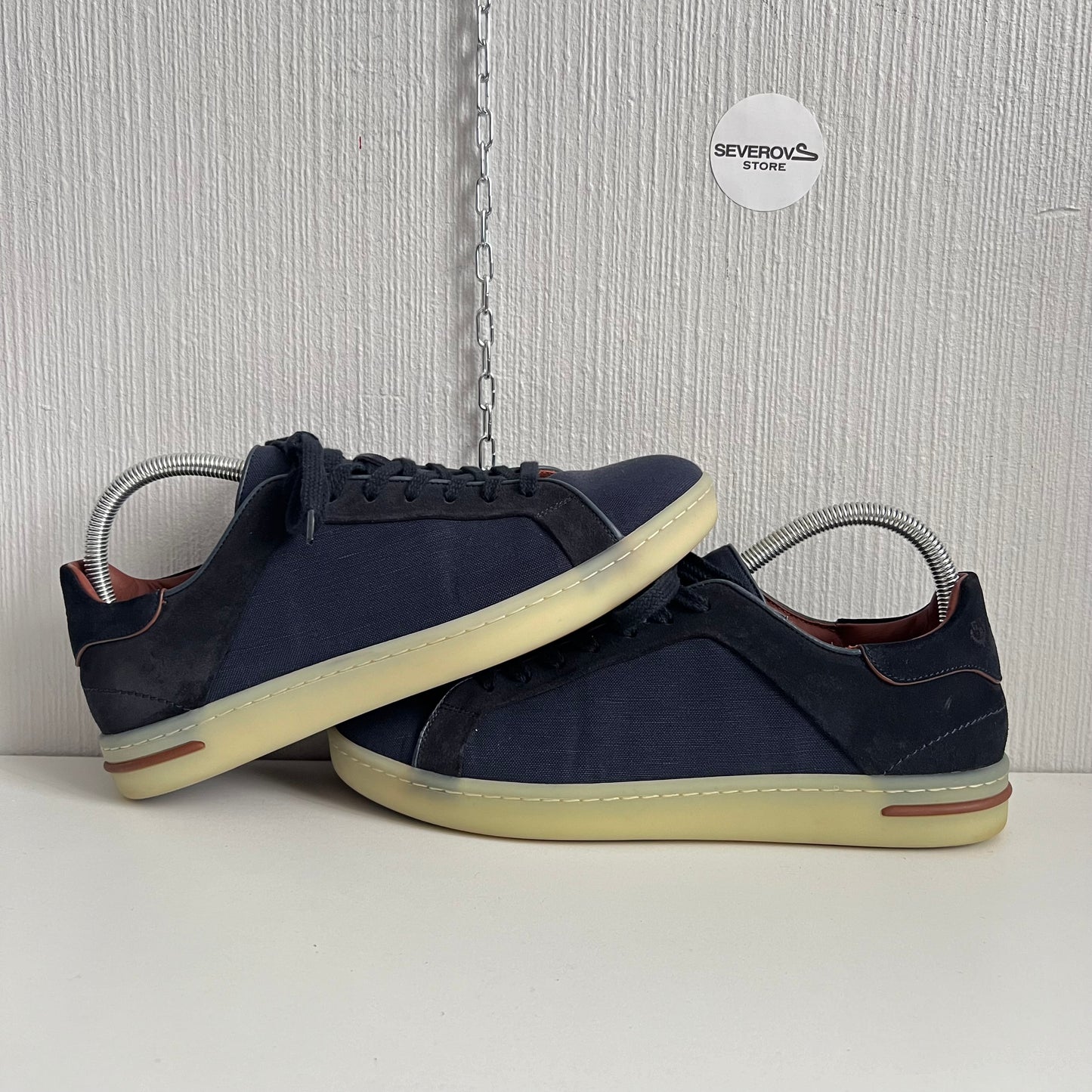 Loro Piana Traveller Walk Leather Sneakers Mens Shoes