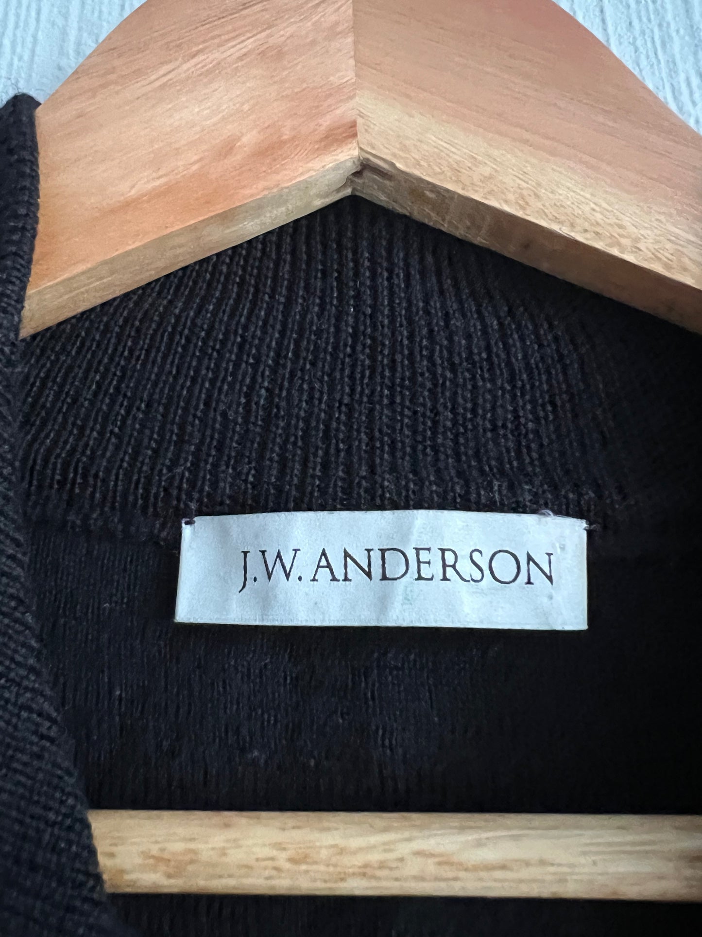 JW Anderson Zip Front Roll Neck Womens Jumper