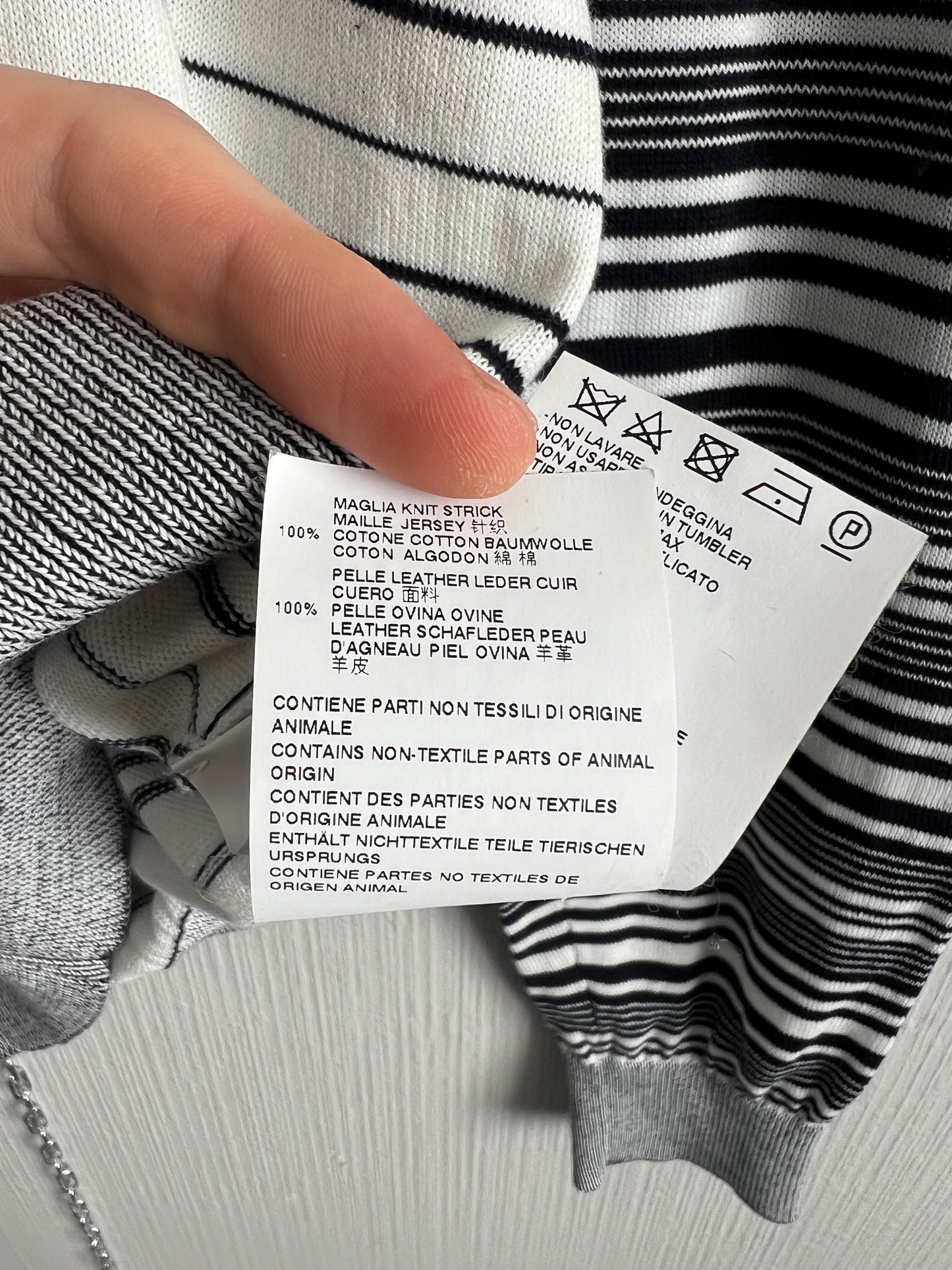 Maison Margiela Reconstructed Striped Sweater