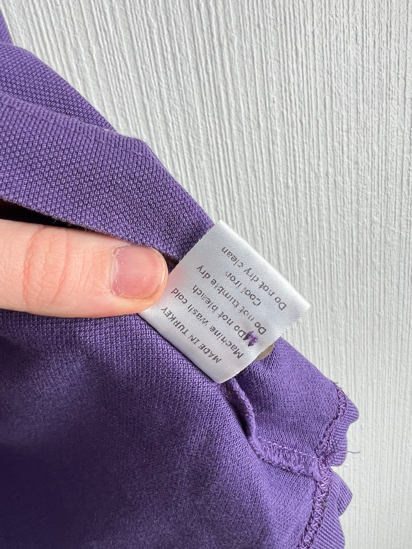 Dior Purple Cotton Mens Polo Shirt