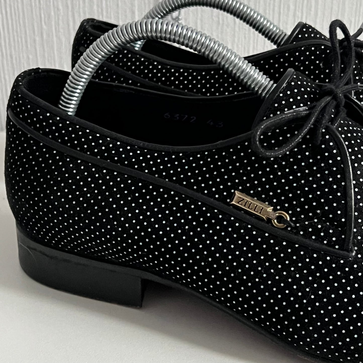 Zilli Mens Leather Formal Flats Loafer Shoes