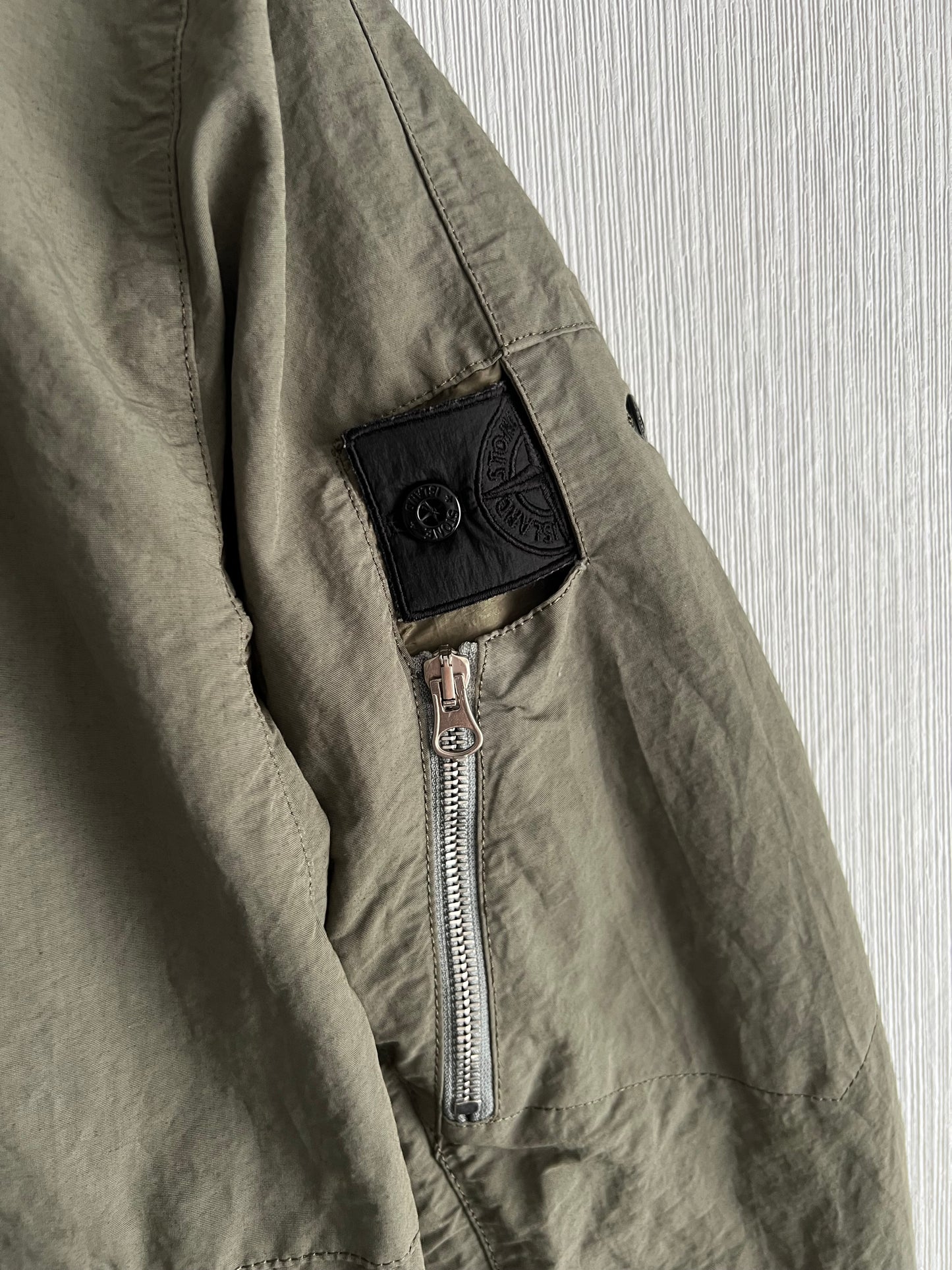 Stone Island Shadow Project SS18 Khaki Naslan Lightweight Jacket