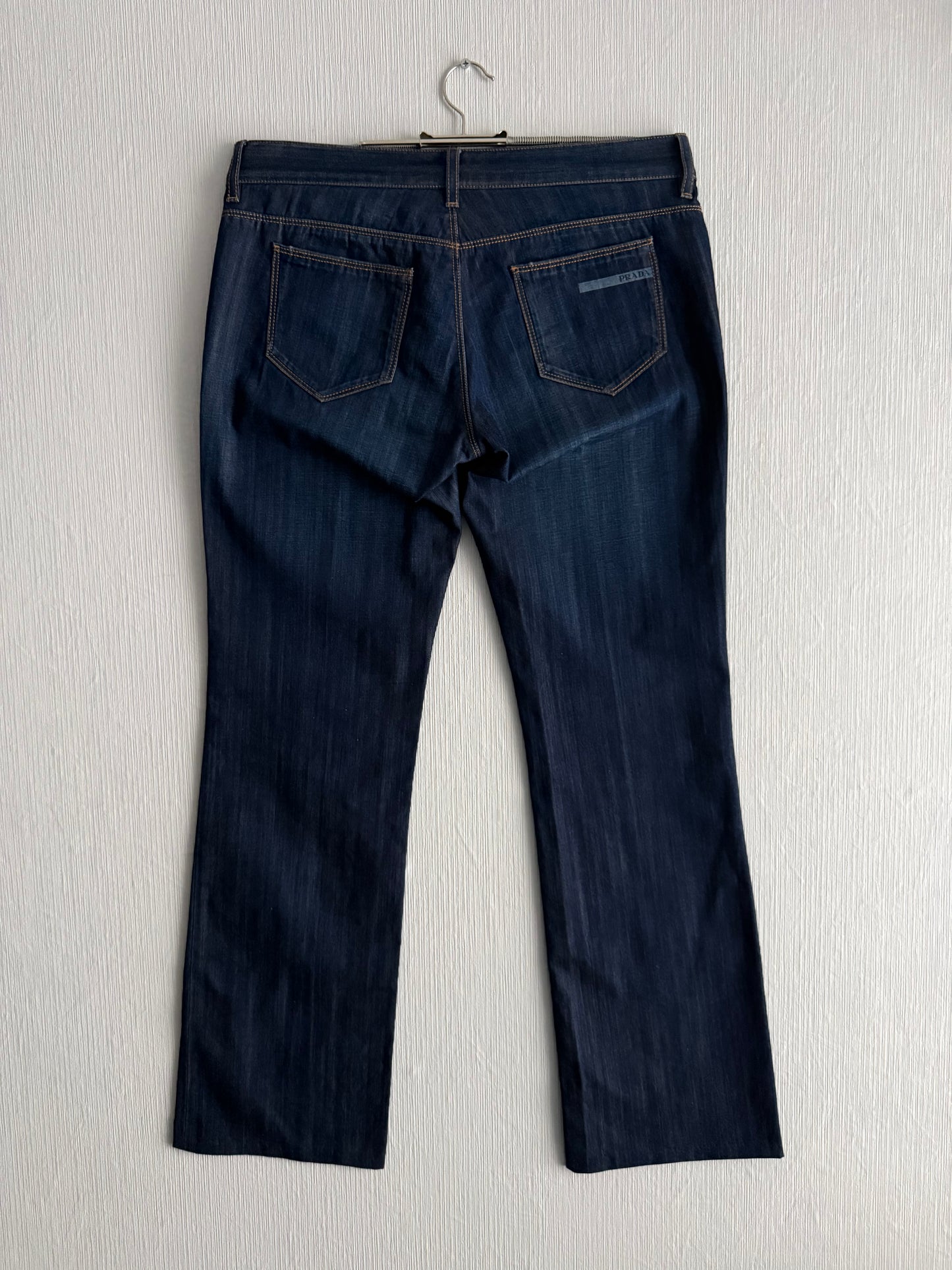 Prada 2000's Bootcut Indigo Denim Jeans