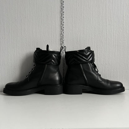 Gucci Marmont Double G Black Womens Ankle Boots