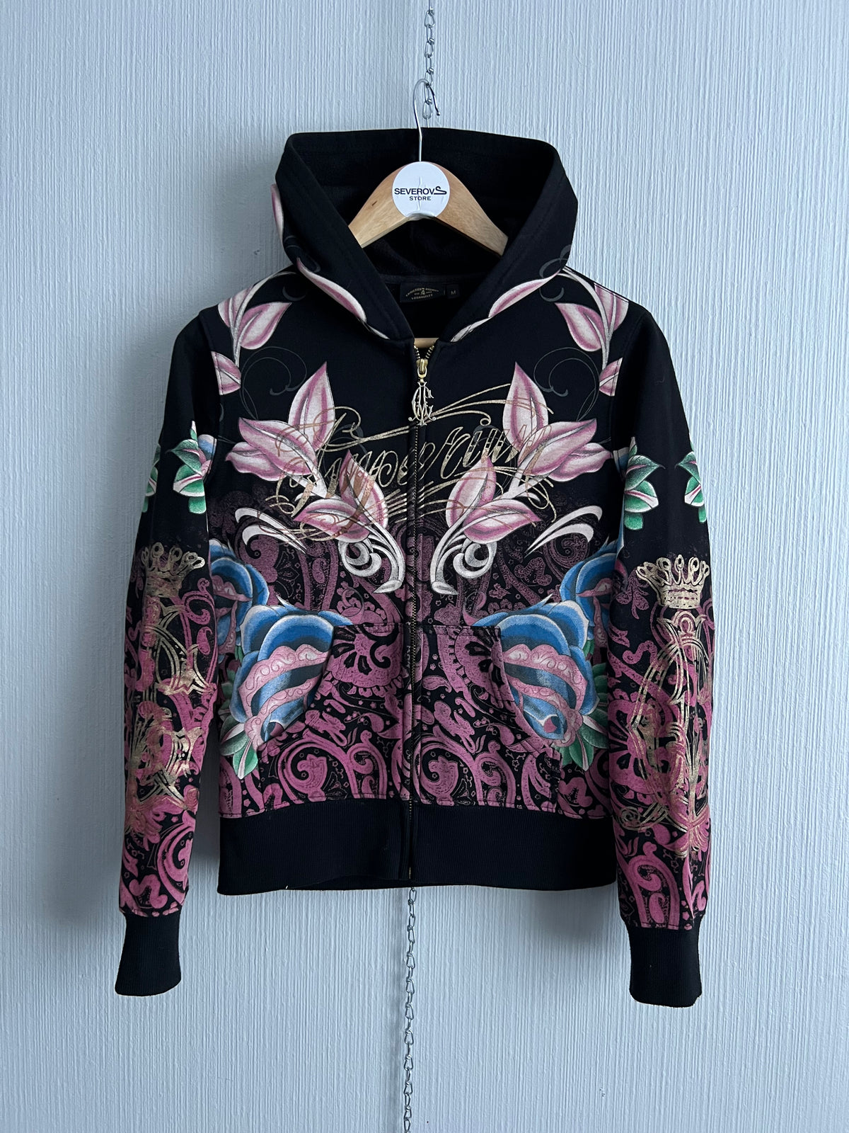 Christian Audigier Women’s Black Zip Hoodie