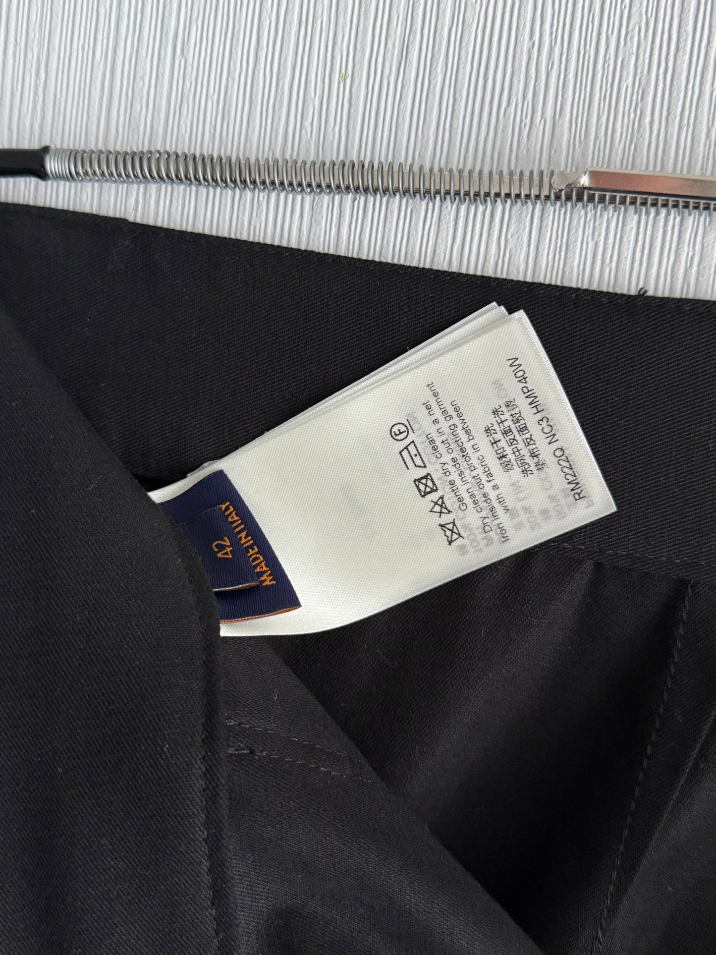 Louis Vuitton Black Technical Cargo Trousers