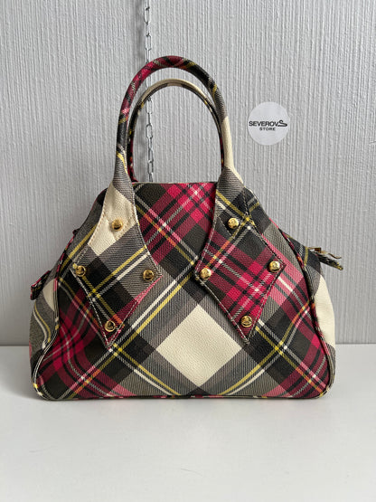 Vivienne Westwood Tartan Yasmine Derby Bowler Bag