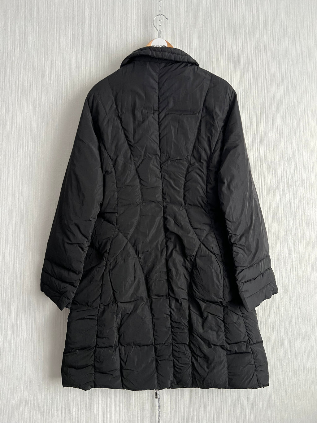 Moncler Vintage Black Down Long Jacket