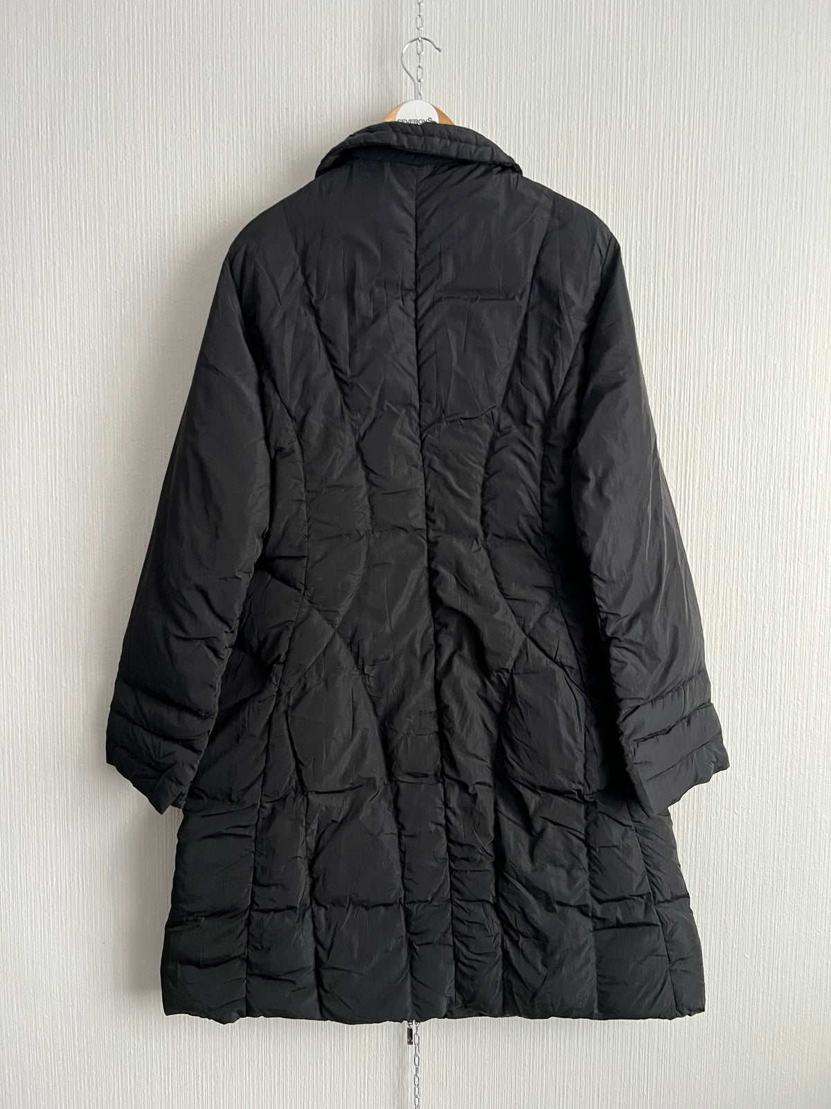 Moncler Vintage Black Down Long Jacket