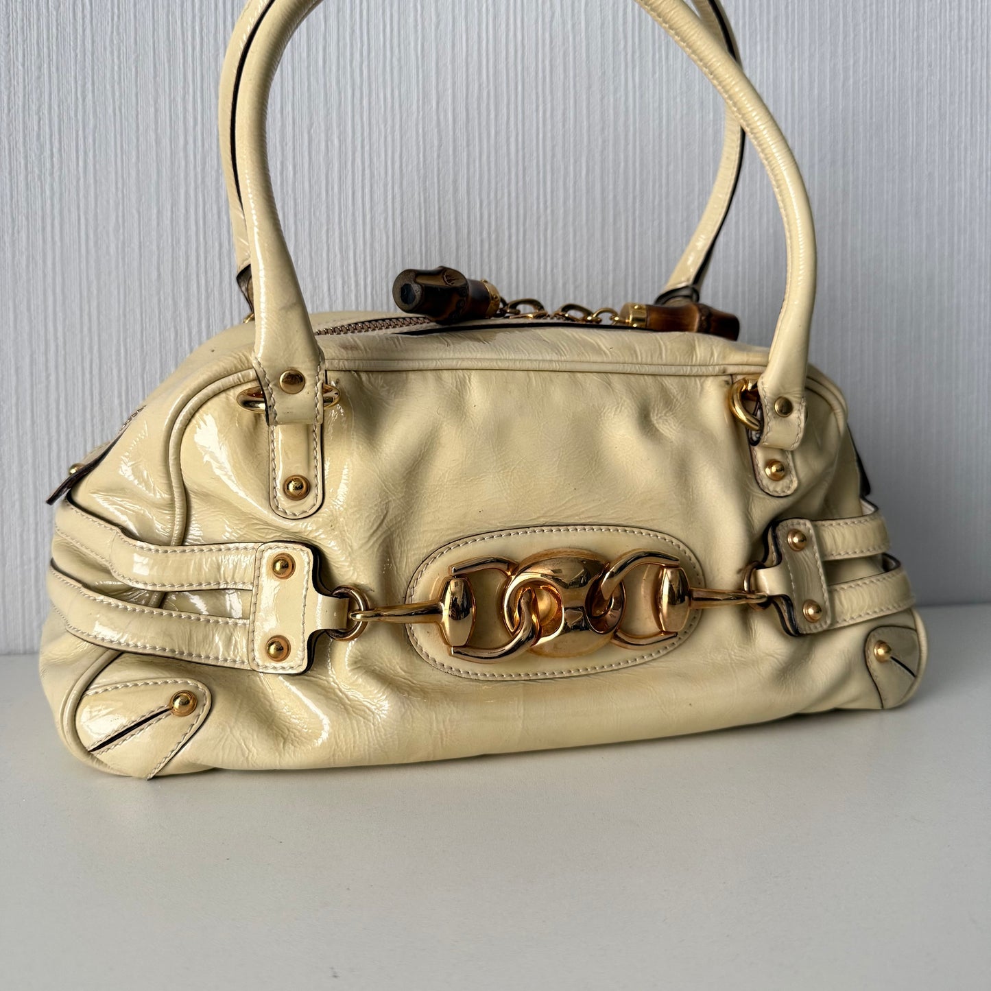 Gucci Horsebit Bamboo Vintage Shoulder Bag