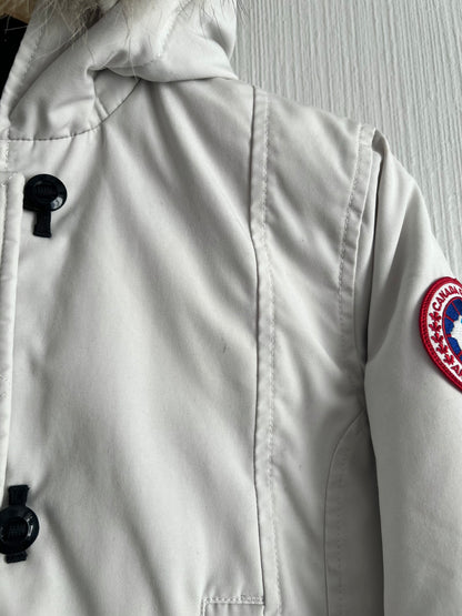 Canada Goose Ladies Kensington Parka Jacket in White