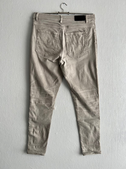 Amiri Mx-1 Grey Skinny Jeans