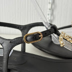 Chanel Jeweled CC Thong Sandals