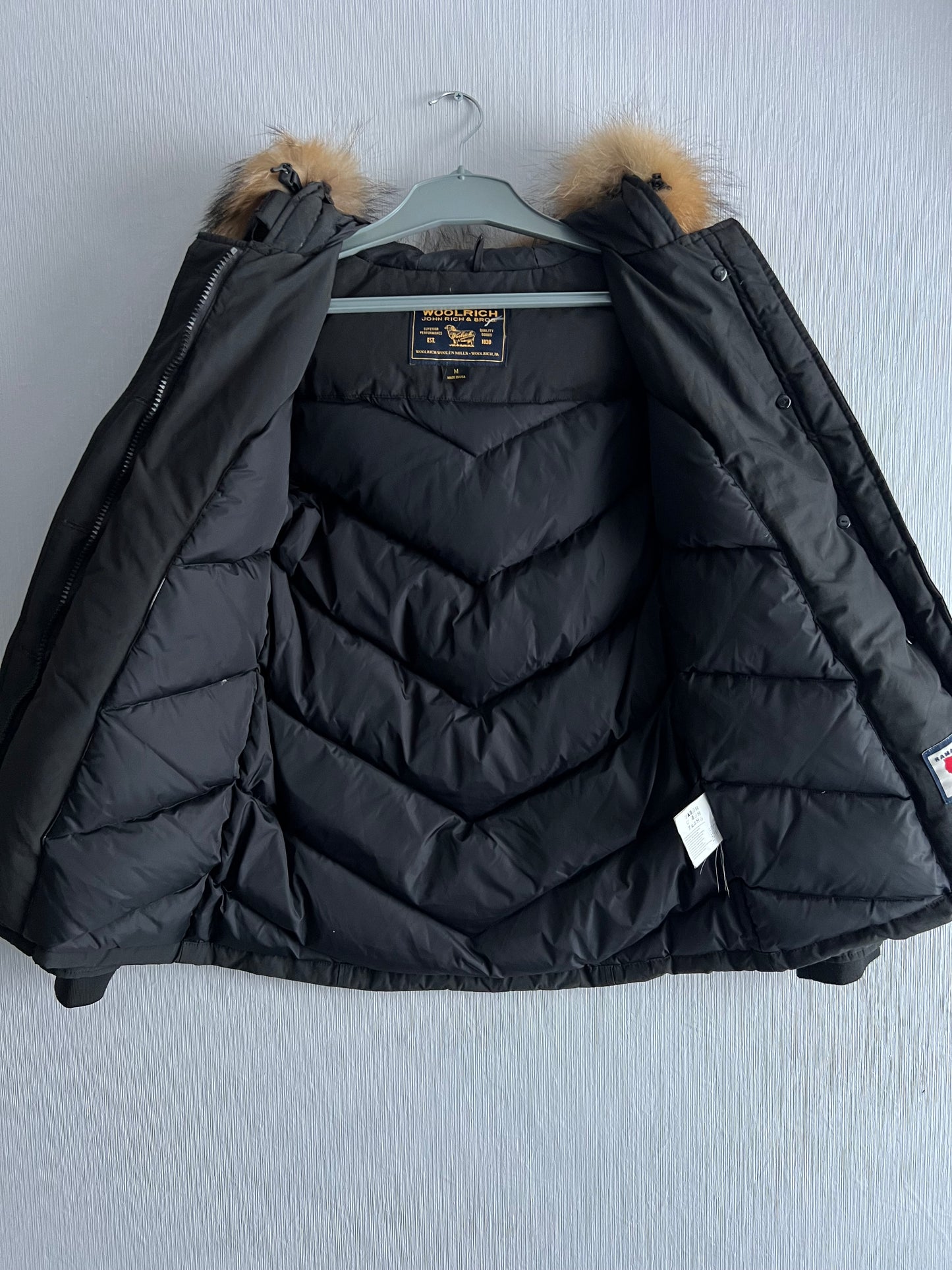 Woolrich Arctic Parka with a fur-trimmed hood