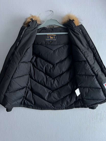 Woolrich Arctic Parka with a fur-trimmed hood