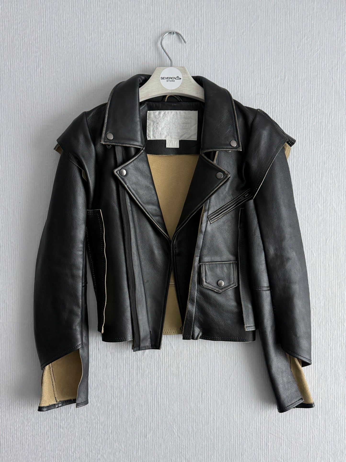 Maison Martin Margiela x H&M Deconstructed Leather Biker Jacket