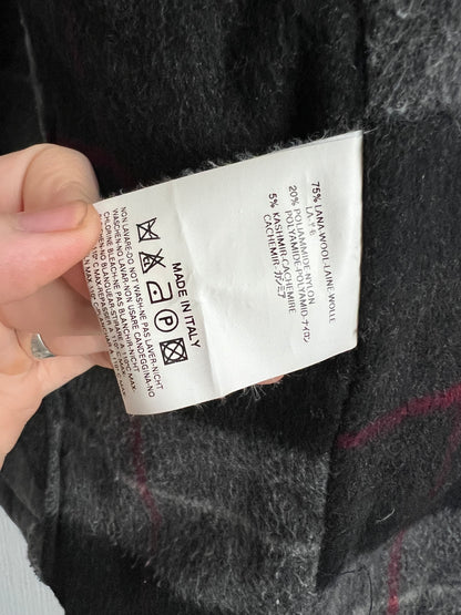 Dsquared2 Archive Black Cashmere Unisex Vest with Leather Trim