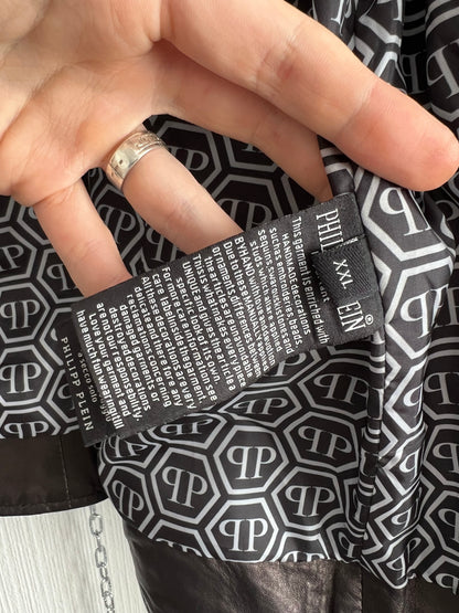 Philipp Plain Women’s Leather Biker Jacket