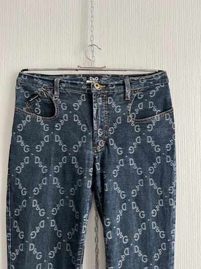 Dolce & Gabbana D&G Monogram Denim Jeans