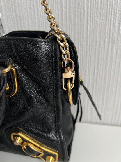 Balenciaga City Bag Mini in Black Leather