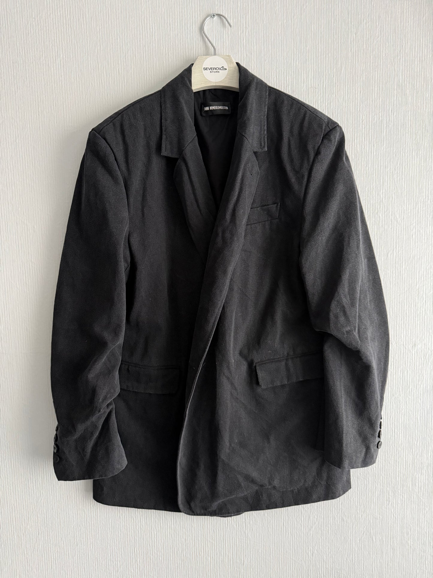 Ann Demeulemeester FW22 Agnes Slouchy Denim Blazer