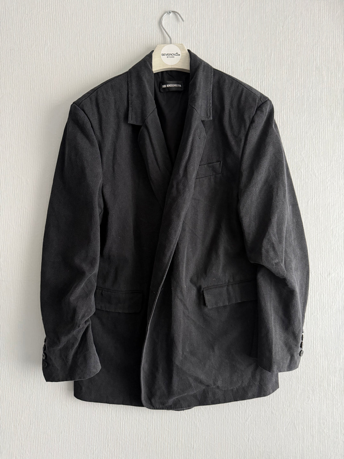 Ann Demeulemeester FW22 Agnes Slouchy Denim Blazer