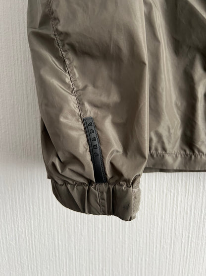 Prada Sport Luna Rossa Khaki Nylon Black Tab Jacket