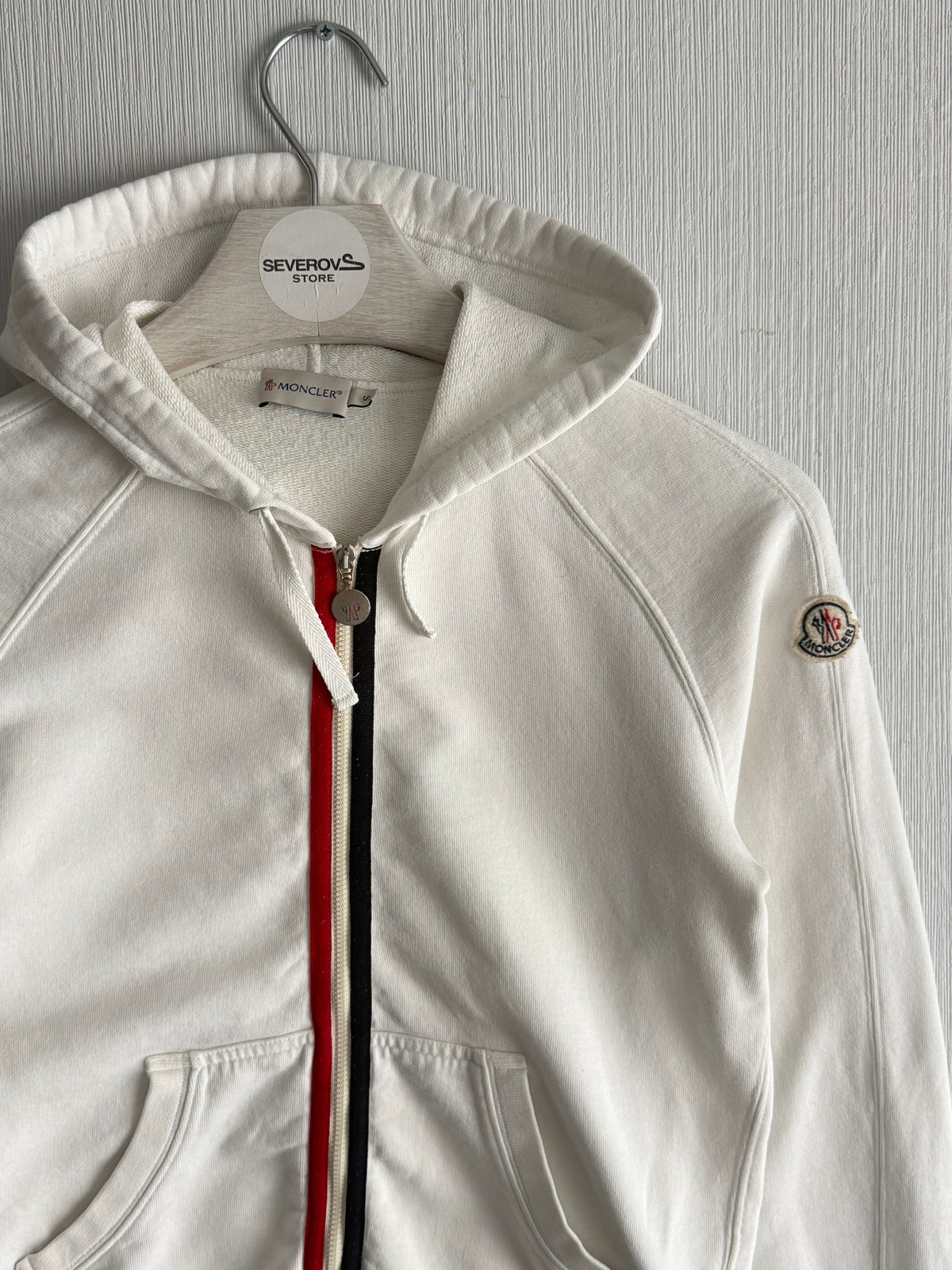 Moncler Women’s White Cotton Hoodie