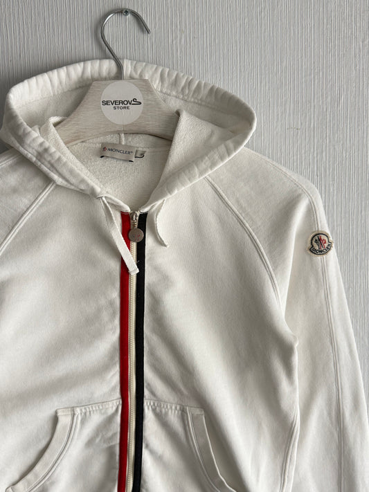 Moncler Women’s White Cotton Hoodie