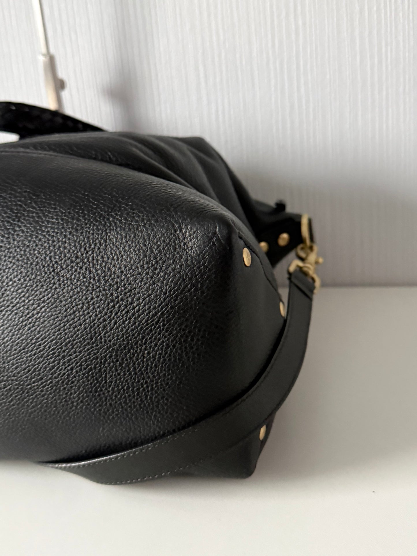 Mulberry Effie Tote Bag in Black Leather