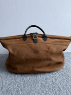 Longchamp Camel Suede Leather Bag