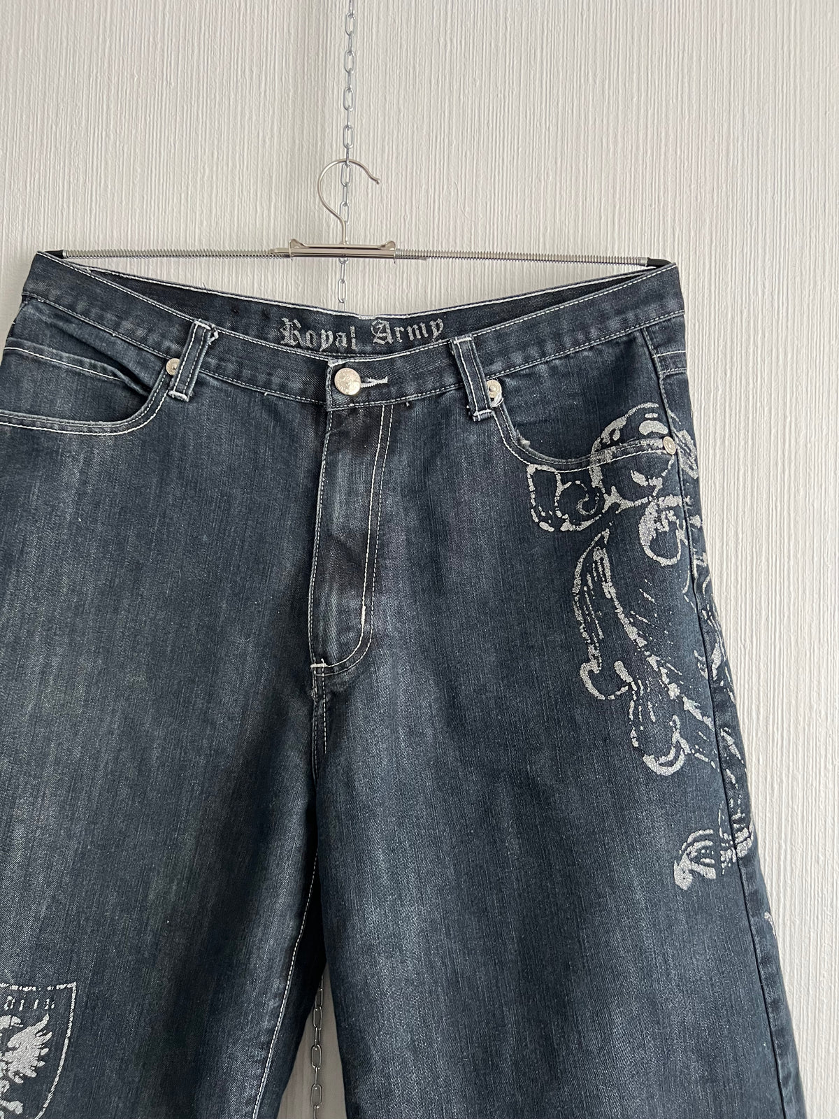 Royal Army Vintage Denim Baggy Shorts